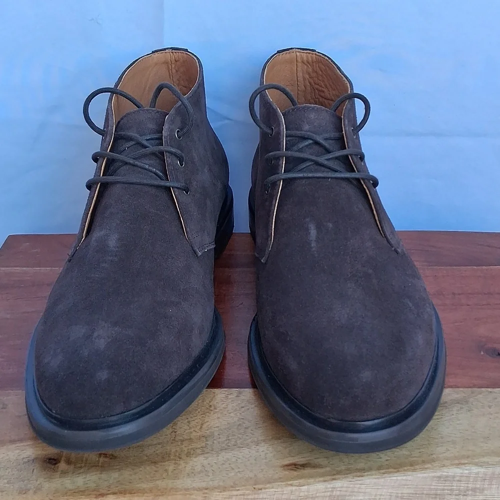 Quince Heritage Suede Chukka Boots 9.5 Brunette